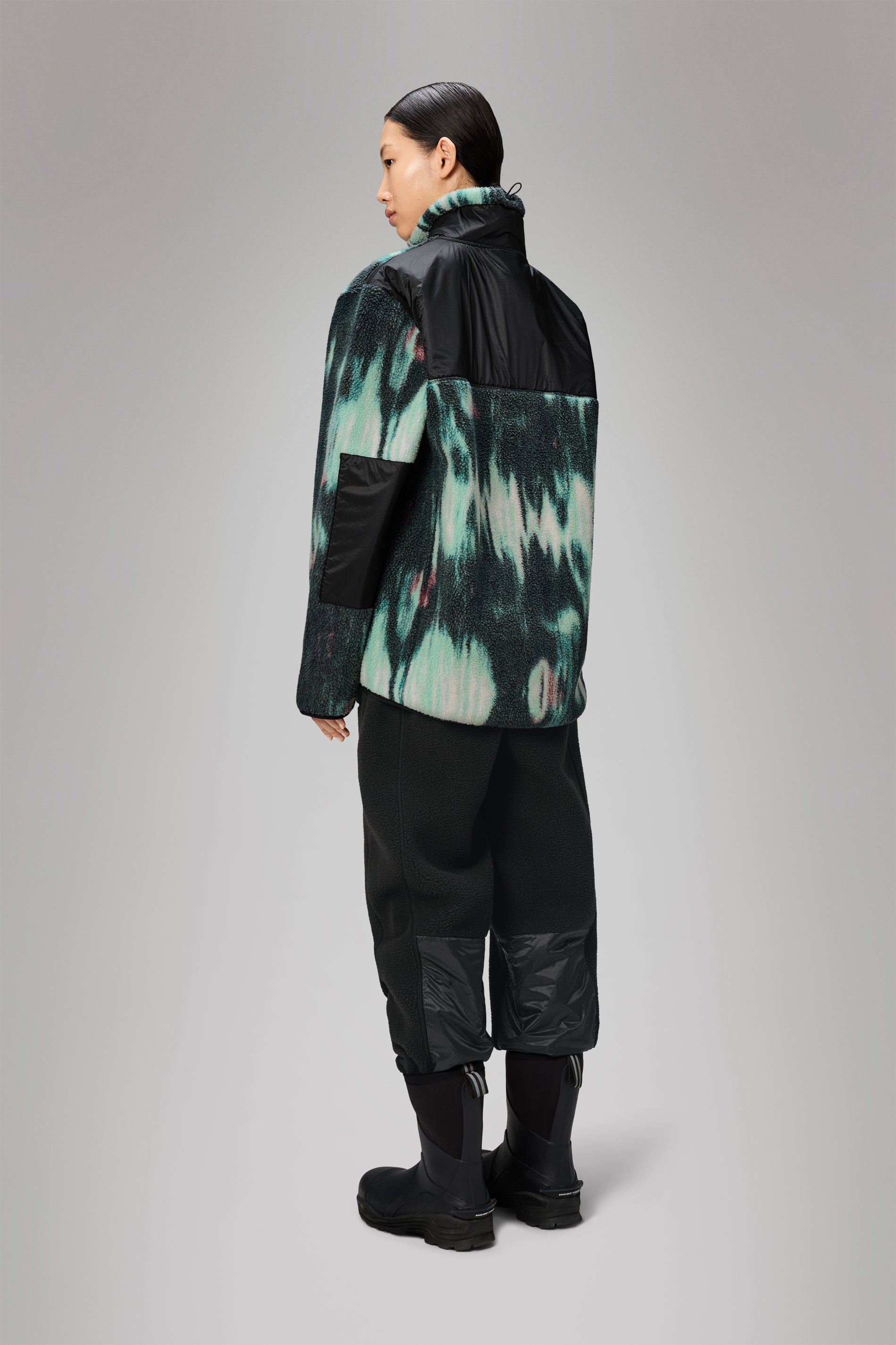 Rains Yermo Fleece Jacket Blur Jacket